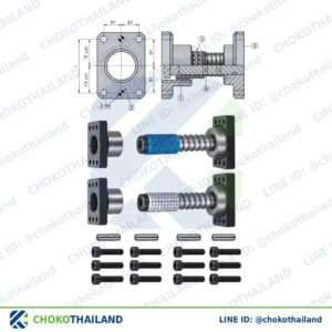 ไกด์โพสท์เซ็ท MJKP 25×160 | Ball Guide Set MJKP 25×160