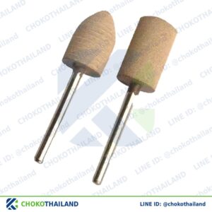 ลูกยางหนัง ทรงกระบอก Φ3×4 (แพ็ค100) | Leather Mounted Point Cylinder Φ3×4 (100pcs/bag)