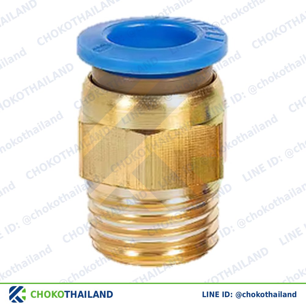 ข้อต่อลม/หัวฉีด Pc12-M8 | Pneumatic / Water Fitting Pc12-M8 - Image 4